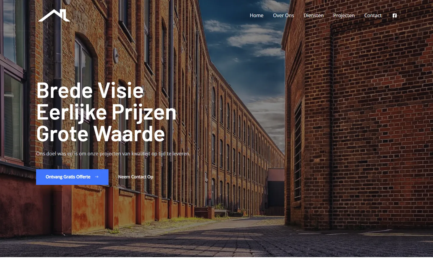 Homepage van La Fonda Bouwwerken